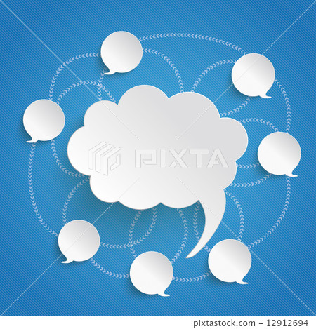 Discussion Bubbles Blue Sky PiAd Discussion Bubbles Blue Sky PiAd 12912694