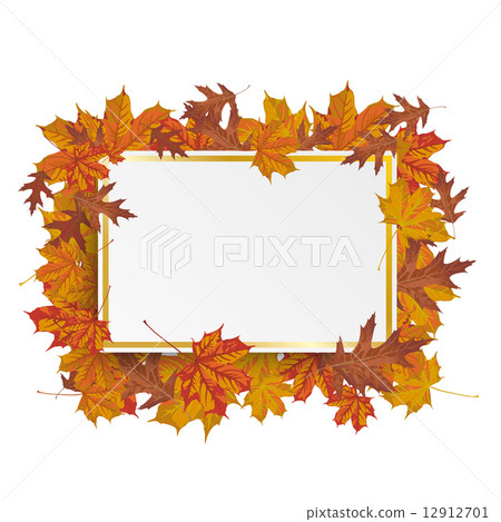Golden Paper Board Autumn Foliage 12912701