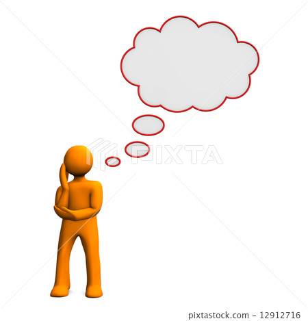 Manikin Thought Bubble Manikin Thought Bubble 12912716