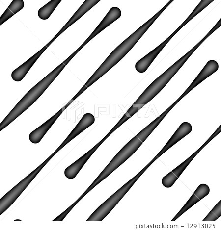 Diagonal Black Paint Drops, Vector Seamless Pattern. Diagonal Black Paint Drops, Vector Seamless Pattern. 12913025