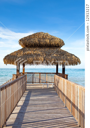 pavilion with a view of the sea.. pavilion with a view of the sea.. 12913217