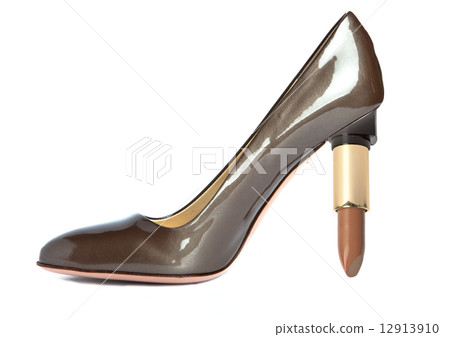 Shoes on a heel-lipstick.. Shoes on a heel-lipstick.. 12913910