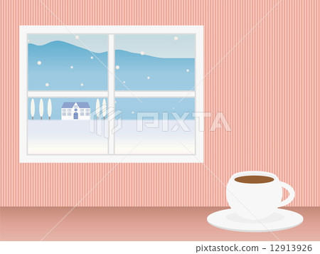 Winter landscape coffee Winter landscape coffee 12913926