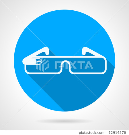 Blue vector icon for smart glasses - Stock Illustration [12914276] - PIXTA