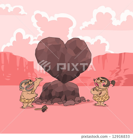 Valentine's Day in Stone Age Valentine's Day in Stone Age 12916833