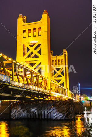Golden Gates drawbridge in Sacramento Golden Gates drawbridge in Sacramento 12917934