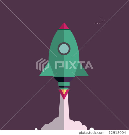 Start up new business project with rocket Start up new business project with rocket 12918004
