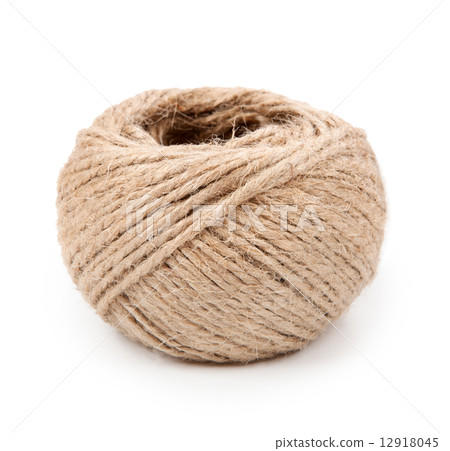 Rope on white background 12918045
