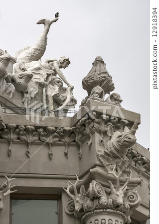 House with Chimaeras in Kiev, fragment House with Chimaeras in Kiev, fragment 12918394