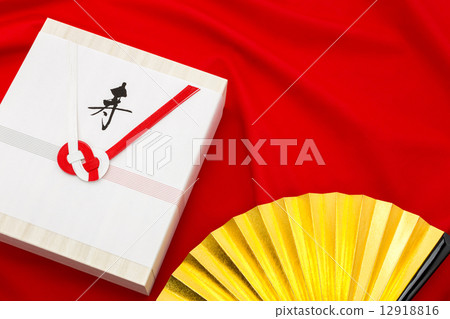 禮品迷和金色風扇 12918816