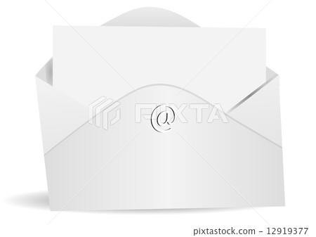 letter and envelope letter and envelope 12919377
