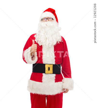 man in costume of santa claus 12921208