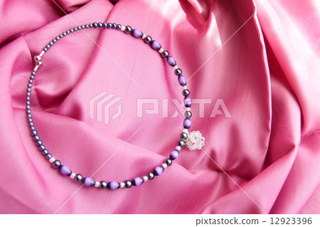 貓眼和施華洛世奇珠子球項鍊 12923396