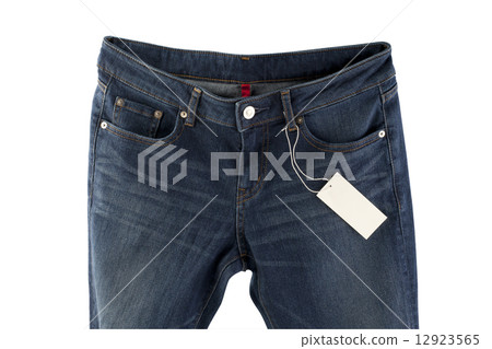 blue jeans with tag blue jeans with tag 12923565
