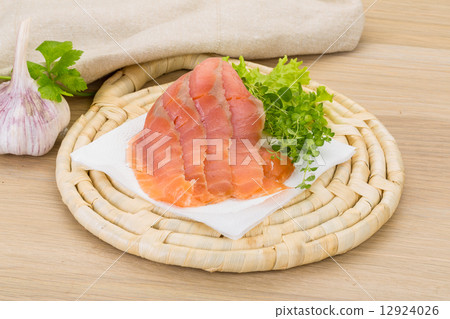 Sliced salmon 12924026