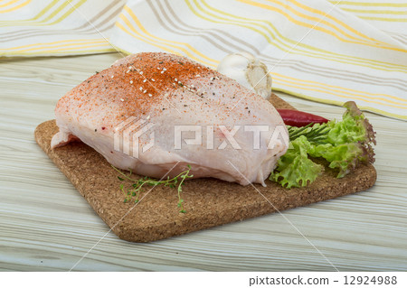Raw chicken breast Raw chicken breast 12924988