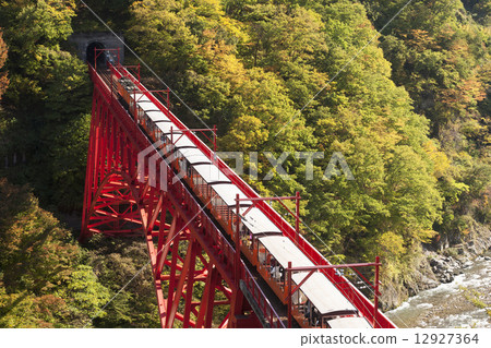 Kurobe Gorge Railroad Truck Train 12927364