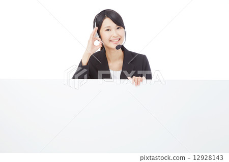 留言板和OK標誌操作員 12928143