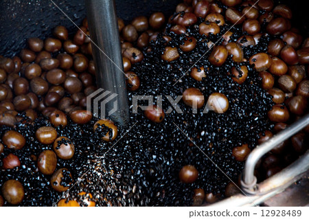 Roasted chestnuts Roasted chestnuts 12928489
