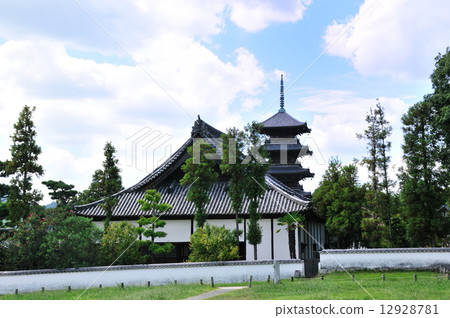 Kokubunji and five-storied pagoda 12928781
