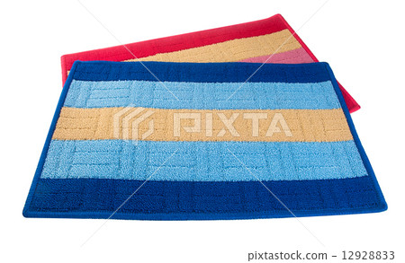 Colorful carpet or doormat for cleaning feet 12928833