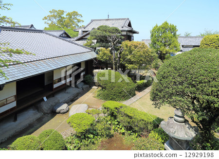 愛媛縣新居浜市，“廣瀨公園”的老房子，使用建立住友集團的基礎的Shiorpe Hirose的老派和花園作為公園=“廣瀨紀念館” 12929198