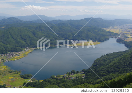 木崎湖全景 12929330