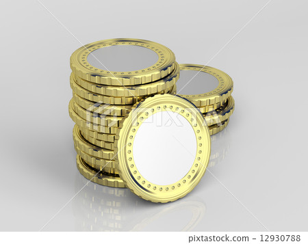 Blank coins Blank coins 12930788