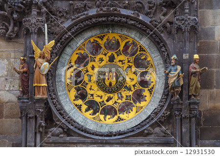 Astronimical clock of old town hall in Prague 12931530