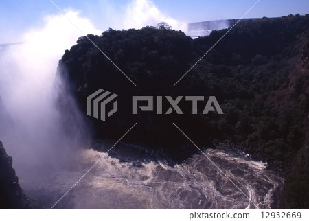 Victoria Falls Waterfalls Zambia Side 12932669