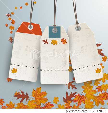 3 Vintage Price Stickers Silver Background Autumn Sale PiAd 3 Vintage Price Stickers Silver Background Autumn Sale PiAd 12932806