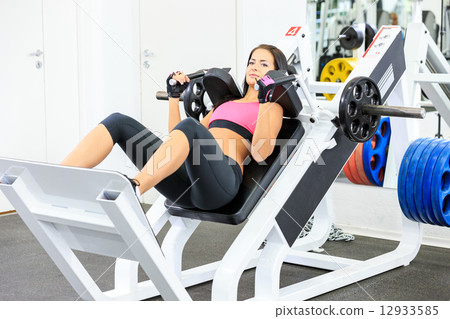Girl in health club Girl in health club 12933585