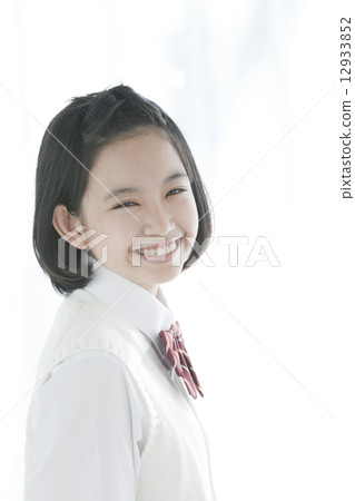笑臉女孩學生 12933852