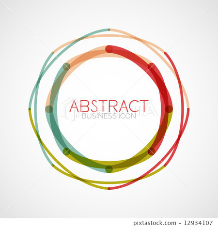 Symmetric abstract geometric shape Symmetric abstract geometric shape 12934107