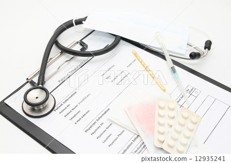 Medical Patient Information form with medicine Medical Patient Information form with medicine 12935241