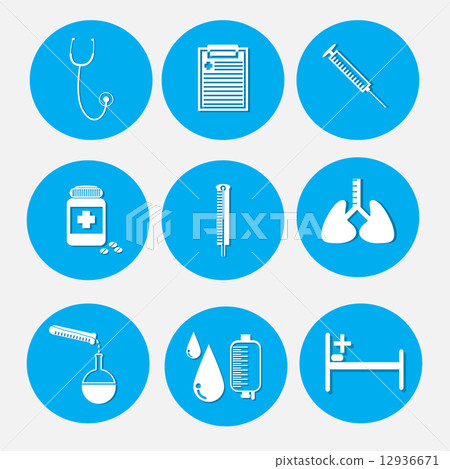 Medical icon set 12936671