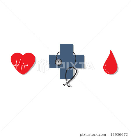 Medical icons, illustration 12936672