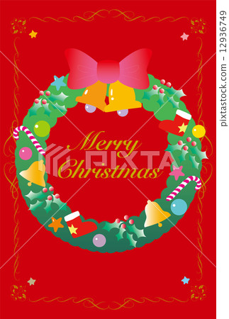 Christmas card of Christmas lease 12936749