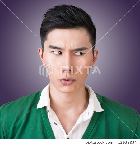 Funny facial expression Funny facial expression 12938834