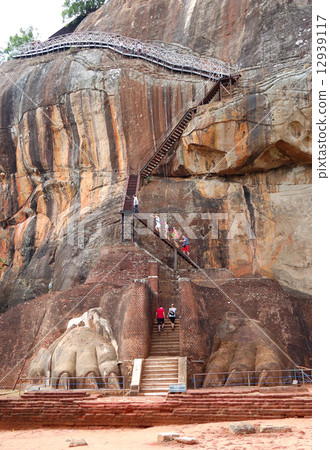 The Sigiriya (Lion's rock) is an ancient rock fortress and palac 12939117