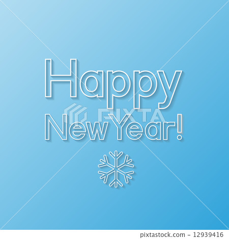 New Year greeting card. Vector illustration - Stock Illustration ...