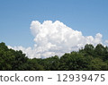 雲彩覆蓋夏天夏天風景 12939475