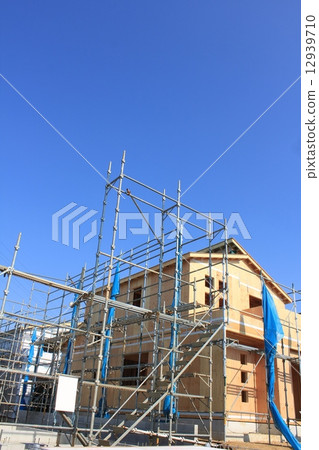 Construction site of a newly built house 12939710