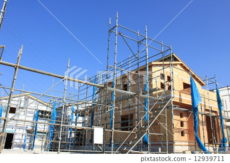 Construction site of a newly built house Construction site of a newly built house 12939711