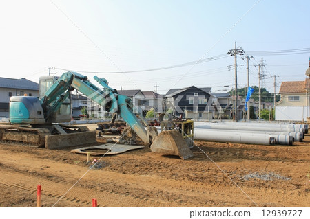 Civil engineering work site Civil engineering work site 12939727