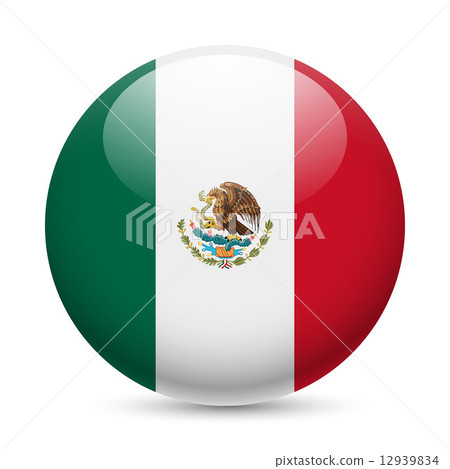 Round glossy icon of United Mexican States Round glossy icon of United Mexican States 12939834