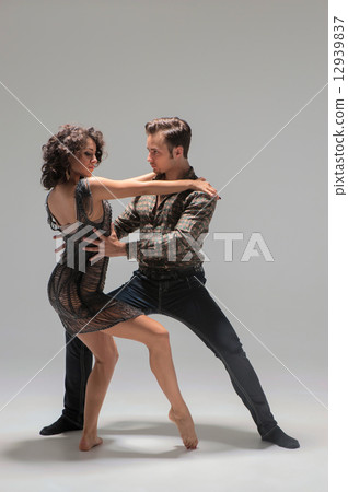 Young couple dancing Young couple dancing 12939837