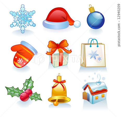 Christmas symbols. Christmas symbols. 12940209