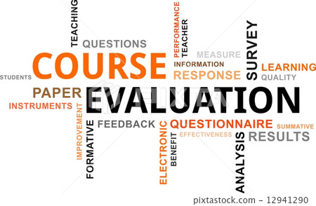 word cloud - course evaluation 12941290