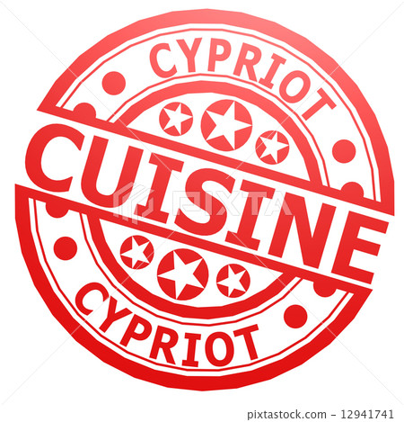 Cypriot cuisine stamp Cypriot cuisine stamp 12941741